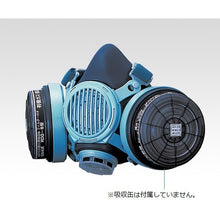 画像をギャラリービューアに読み込む, ＡＳ　防毒マスク　７１９１ＤＫＧ−０２　伝声器付き　  1-6546-01  AS
