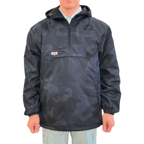 TEAGLES 17355 เสื้อแจ็คเก็ตคลุมผ้านวมมีฮู้ด ลายพรางสีดำ 3L 17355 CAMO 3L TEAGLES