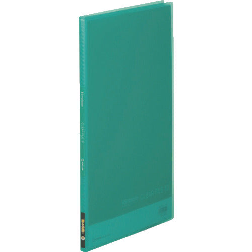 キングジム　シンプリ−ズクリア−Ｆ（透明）１０Ｐ　緑　  186TSPHﾐﾄ  KING JIM