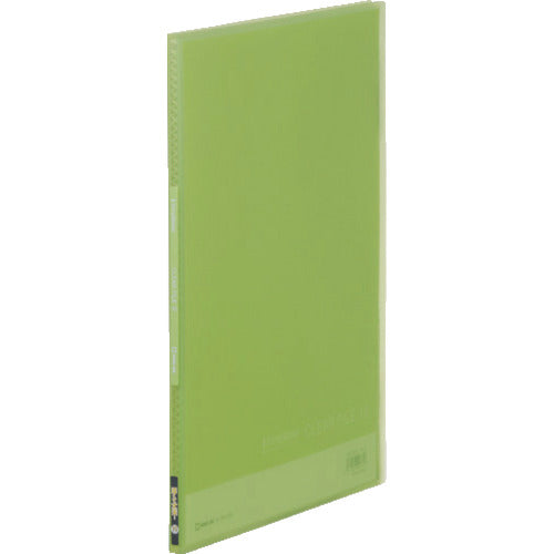 キングジム　シンプリ−ズクリア−Ｆ（透明）１０Ｐ黄緑　  186TSPHｷﾐ  KING JIM