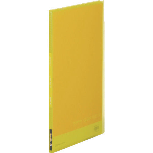 キングジム　シンプリ−ズクリア−Ｆ（透明）１０Ｐ　黄　  186TSPHｷｲ  KING JIM