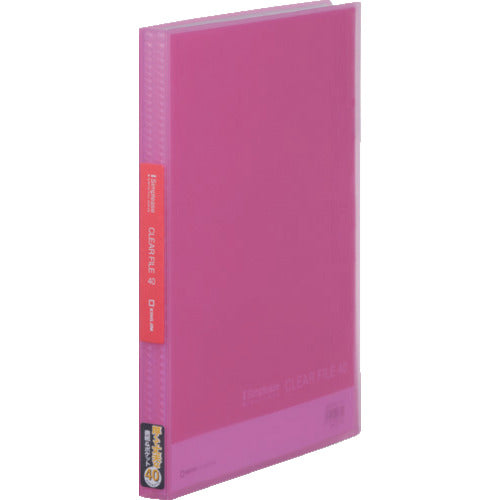 キングジム　シンプリ−ズクリア−Ｆ（透明）４０Ｐピン　  186TSPWﾋﾝ  KING JIM