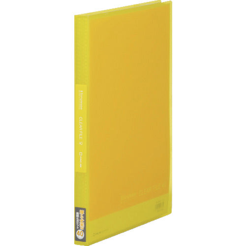 キングジム　シンプリ−ズクリア−Ｆ（透明）４０Ｐ　黄　  186TSPWｷｲ  KING JIM