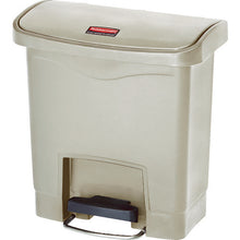 Tải hình ảnh vào trình xem thư viện, Rubbermaid [Đã bán hết] Slim Gym Step On Container Front Step 15.1L Beige 1883455 Rubbermaid
