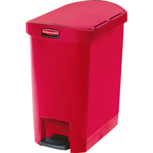 โหลดรูปภาพลงในโปรแกรมดูแกลเลอรี Rubbermaid Slim Gym Step-On Container End Step 30.3L สีแดง 1883565 Rubbermaid
