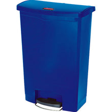 Tải hình ảnh vào trình xem thư viện, Rubbermaid Slim Gym Step-On Container Front Step 90.8L Blue 1883597 Rubbermaid
