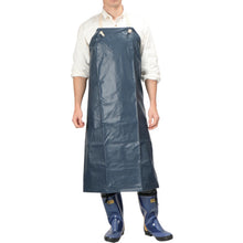 Tải hình ảnh vào trình xem thư viện, Tạp dề đeo ngực bằng vải bạt KAJIMEIKU 1900 Xanh navy M 1900-55-M KAJIMEIKU
