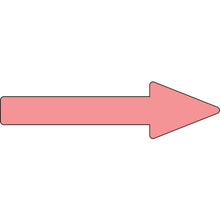 Load image into gallery viewer, GREEN CROSS Piping Direction Indicator Sticker → Fluorescent Red Arrow Sticker 16 40×150mm 10 Sheets Envy 193216 GREEN CROSS
