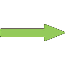 Load image into gallery viewer, GREEN CROSS Piping Direction Indicator Sticker → Fluorescent Green Arrow Sticker Arrow 20 40×150mm 10 Sheets Envy 193220 GREEN CROSS
