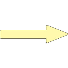 Load image into gallery viewer, GREEN CROSS Piping Direction Indicator Sticker → Fluorescent Yellow Arrow Sticker Arrow 24 40×150mm 10 Sheets Envy 193224 GREEN CROSS

