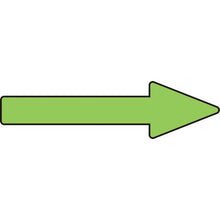 Load image into gallery viewer, GREEN CROSS Pipe Direction Indicator Sticker → Fluorescent Green Arrow Sticker Arrow 22 20×70mm 10 Sheets Envy 193422 GREEN CROSS

