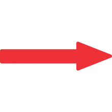Load image into gallery viewer, GREEN CROSS Piping Direction Indication Sticker → Red Arrow Arrow 84 20×70mm 10 Sheets Envy 193884 GREEN CROSS
