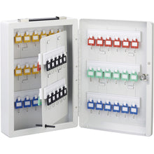 画像をギャラリービューアに読み込む, 緑十字　キーボックス　６０個吊用　ＫＢ−６０Ｈ　Ｈ３７０×Ｗ２５０×Ｄ９０ｍｍ　シリンダー錠　  199114  GREEN CROSS
