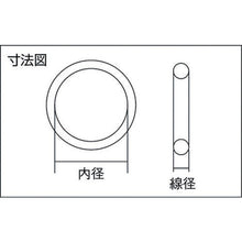 画像をギャラリービューアに読み込む, モリセイ　Ｏリング　１Ａ　Ｓ−１５（１０個入）　円筒面・平面固定用　内径：１４．５ｍｍ　線径１．５ｍｍ　１種Ａ　ニトリルゴム（ＮＢＲ）　  1A S-15  MORISEI
