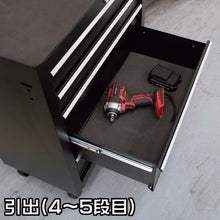 画像をギャラリービューアに読み込む, アストロプロダクツ　ミニキャビネット　５段　ブラック　ＲＣ８３２　  2003000008326  ASTRO PRODUCTS

