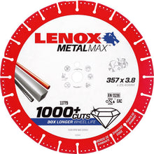 画像をギャラリービューアに読み込む, ＬＥＮＯＸ　メタルマックス１４”エンジンカッター用　  2005500  LENOX

