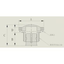 画像をギャラリービューアに読み込む, 家原ライト工業　空気抜　エアブリーザーＡＢ形３／８　  20201000  IEHARA LITE INDUSTRY
