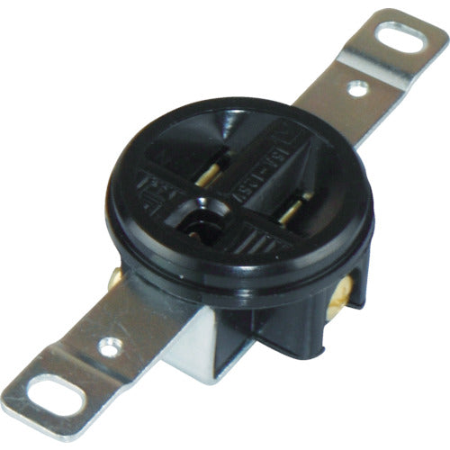 AMERICAN DENKI [ขายหมดแล้ว] AMERICAN DENKI ใบมีดแบน แบบ เต้ารับ ฝังตัว สายดิน 2P15A125V 20 AMERICAN DENKI