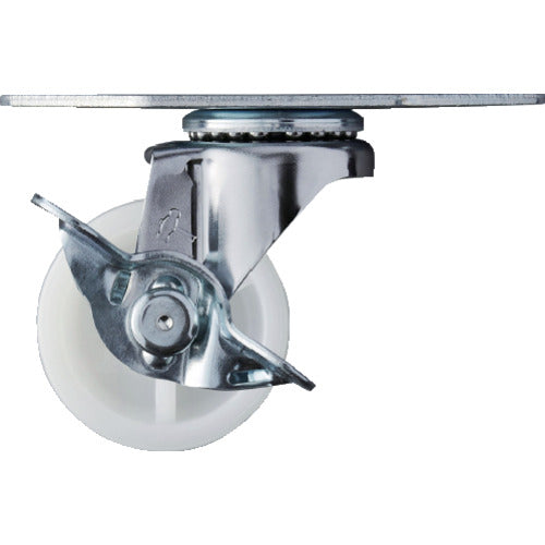 ハンマー　Ｅシリーズコーナー　旋回式ナイロン車輪　４０ｍｍ　ストッパー付　  215E-N40  HAMMER CASTER