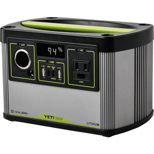 พาวเวอร์ซัพพลายแบบพกพาขนาดกะทัดรัด GoalZero Yeti 200X BT218 GoalZero