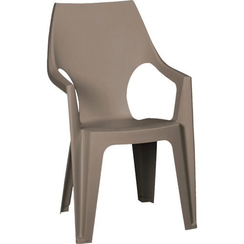 ＫＥＴＥＲ　樹脂チェア　ダンテ　ハイバック　ブラウン　  221210  KETER