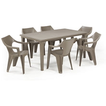 画像をギャラリービューアに読み込む, ＫＥＴＥＲ　樹脂チェア　ダンテ　ハイバック　ブラウン　  221210  KETER
