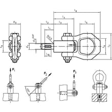 Load image into gallery viewer, HALDER thread-clamp lifting pin stainless steel 22352.102 HALDER
