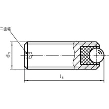 画像をギャラリービューアに読み込む, ＨＡＬＤＥＲ　ボールキャスター　スチールタイプ　М１２　  22752.0124  HALDER
