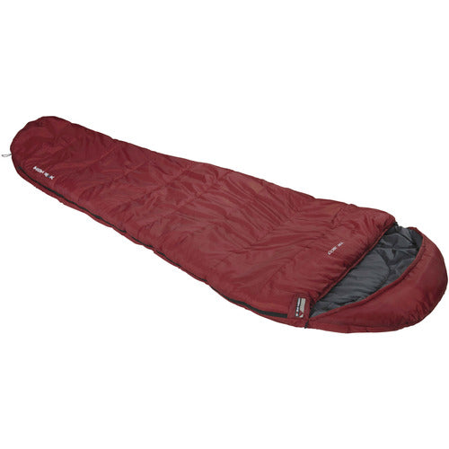 ถุงนอนมัมมี่ High Peak ชนิดต่อได้ TR300 ซิปข้างซ้าย สีแดงเข้ม 23066 HIGH PEAK