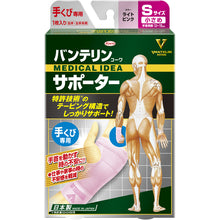 画像をギャラリービューアに読み込む, 興和　バンテリンコーワサポーター　手くび専用小さめサイズ　ライトピンク　  23090  Kowa
