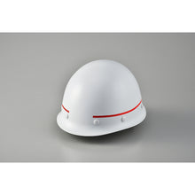 画像をギャラリービューアに読み込む, 緑十字　ヘルメット用ラインテープ　赤　ＨＬＭ−Ｂ（Ｓ小）　５ｍｍ幅×７００ｍｍ　１０本組　  235408  GREEN CROSS
