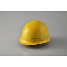 画像をギャラリービューアに読み込む, 緑十字　ヘルメット用ラインテープ　緑　ＨＬＭ−Ｅ（Ｓ小）　５ｍｍ幅×７００ｍｍ　１０本組　  235411  GREEN CROSS
