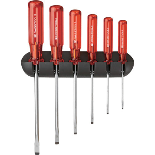 PB SWISS TOOLS ชุดไขควงพร้อมที่ยึด 6 แพ็ค 240 PB เครื่องมือสวิส