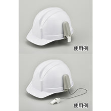 Tải hình ảnh vào trình xem thư viện, GREEN CROSS Còi mũ bảo hiểm (Tích hợp giá đỡ) ST670 Xám cho mũ bảo hiểm có rãnh 241069 CHỮ THẬP xanh
