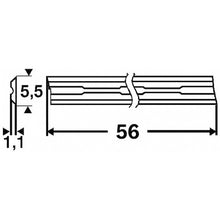 画像をギャラリービューアに読み込む, ボッシュ　超硬かんな刃５６ｍｍ　２ｐｃｓ　  2608000672  BOSCH
