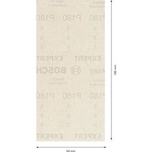 画像をギャラリービューアに読み込む, ボッシュ　ネットサンディングシート　Ｍ４８０　９３Ｘ１８６ｍｍ　＃１８０　１０枚入り　  2608900747  BOSCH
