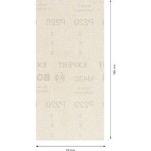 画像をギャラリービューアに読み込む, ボッシュ　ネットサンディングシート　Ｍ４８０　９３Ｘ１８６ｍｍ　＃２２０　１０枚入り　  2608900748  BOSCH
