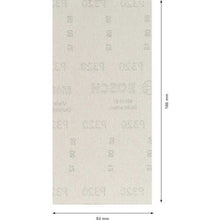 画像をギャラリービューアに読み込む, ボッシュ　ネットサンディングシート　Ｍ４８０　９３Ｘ１８６ｍｍ　＃３２０　１０枚入り　  2608900750  BOSCH

