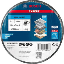画像をギャラリービューアに読み込む, ボッシュ　フリースディスク　Ｎ８８０　１２５ｍｍ　細目　  2608901387  BOSCH
