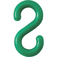Tải hình ảnh vào trình xem thư viện, GREEN CROSS móc hình chữ S màu xanh lá cây PF-8G đường kính dây 8mmΦ 27,5×52,5mm nhựa 2 miếng 284132 CHỮ THẬP XANH
