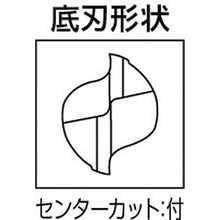 画像をギャラリービューアに読み込む, 三菱Ｋ　２枚刃キー溝用　ハイススクエアエンドミルＰタイプ１８ｍｍ　  4994196491970  MITSUBISHI
