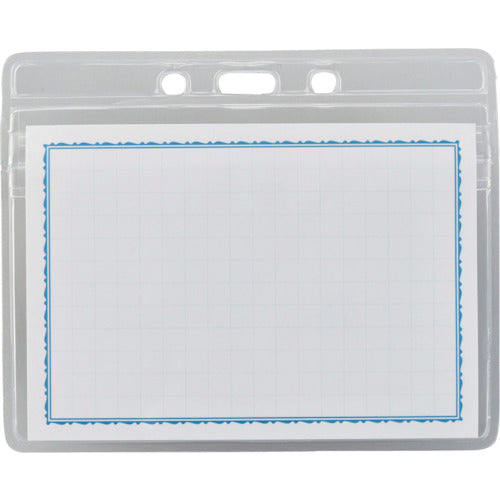 緑十字　名札ケース（吊り下げ名札用スペア）　クリア　吊名札−１９　１０枚組　ストラップ別売　  300010  GREEN CROSS