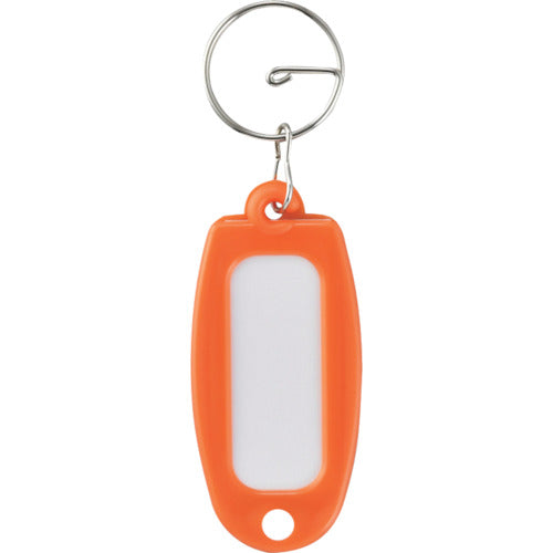 緑十字　キーホルダー名札（ハードケースタイプ）　オレンジ　ＮＦ−ＹＲ　６０×２７ｍｍ　  301005  GREEN CROSS