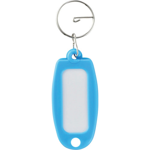 緑十字　キーホルダー名札（ハードケースタイプ）　スカイブルー　ＮＦ−ＳＢ　６０×２７ｍｍ　  301009  GREEN CROSS