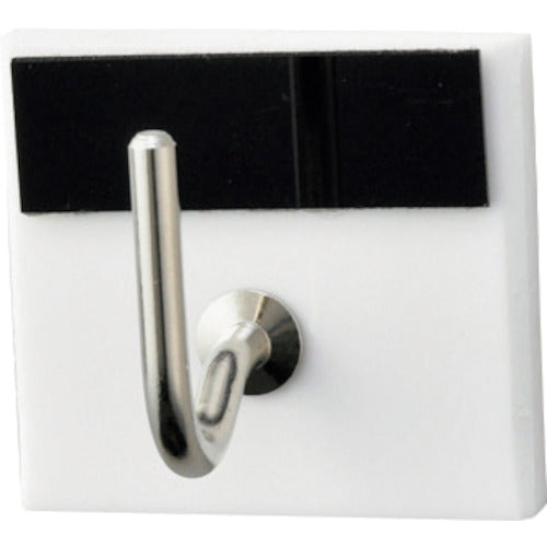 緑十字　キーハンガー　黒　３０×３３ｍｍ　裏面テープ付　アクリル製　キーハンガー１Ｒ（５）　  302005  GREEN CROSS