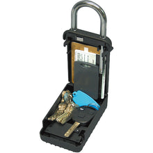 画像をギャラリービューアに読み込む, 緑十字　キーストック　キーストック−２　１８０×８０×３０ｍｍ　可変式ダイヤル錠　ドアノブ対応　  302102  GREEN CROSS
