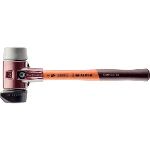 HALDER Simplex HAMMER CASTER TPE ยางคอมโพสิตอ่อน (สีเทา) (สีดํา) เส้นผ่านศูนย์กลาง 60 อิสระ 3023.26 HALDER