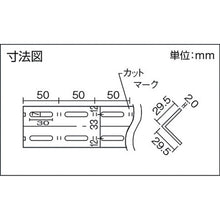画像をギャラリービューアに読み込む, ＴＲＵＳＣＯ　Ｌ型アングル３０ｍｍ角　２４００Ｌ　ネオグレー  30-2400-NG  TRUSCO
