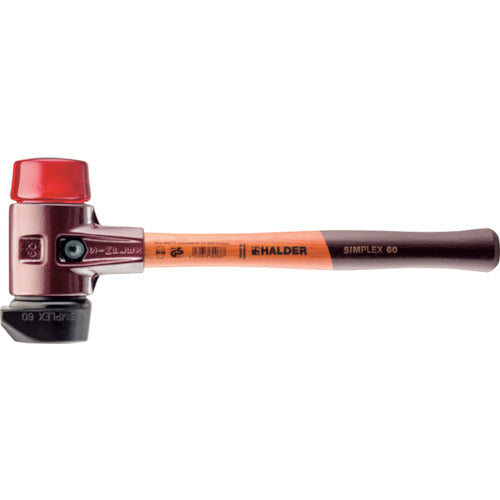 HALDER Simplex HAMMER CASTER พลาสติก (สีแดง) ยางคอมโพสิต (สีดํา) Dia 60 อิสระ 3026.26 HALDER