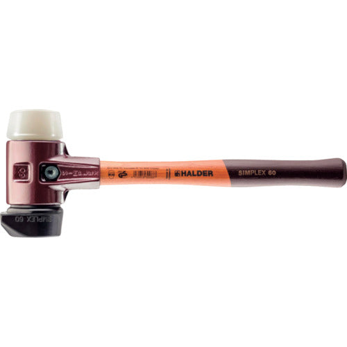 HALDER Simplex HAMMER CASTER Nylon (สีขาว) ยางคอมโพสิต (สีดํา) เส้นผ่านศูนย์กลาง 60 รองรับตัวเอง 3028.26 HALDER